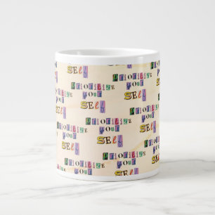 Prioritise Yourself Large Coffee Mug
