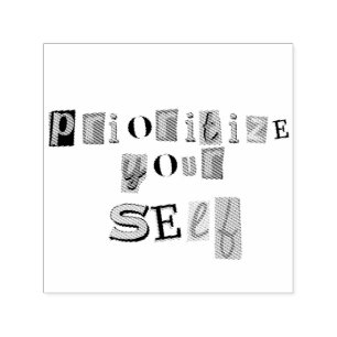 Prioritise Yourself Self-inking Stamp