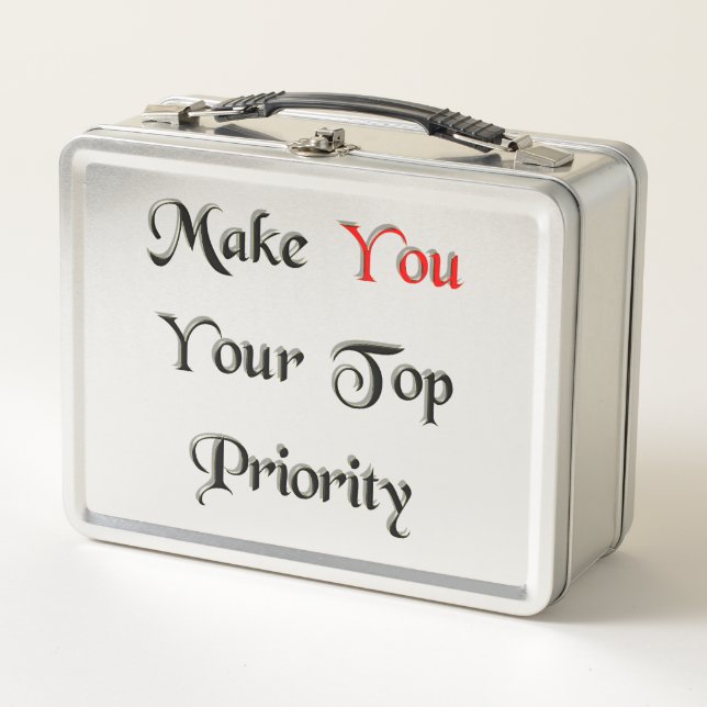 Priority 1 metal lunch box (Front)