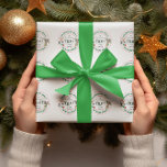Priority Reindeer Mail From Santa Christmas Gift   Wrapping Paper<br><div class="desc">This design may be personalised in the area provided by changing the photo and/or text. Or it can be customised by clicking Personalise this Template and then choosing the click to customise further option and delete or change the colour of the background, add text, change the text colour or style,...</div>