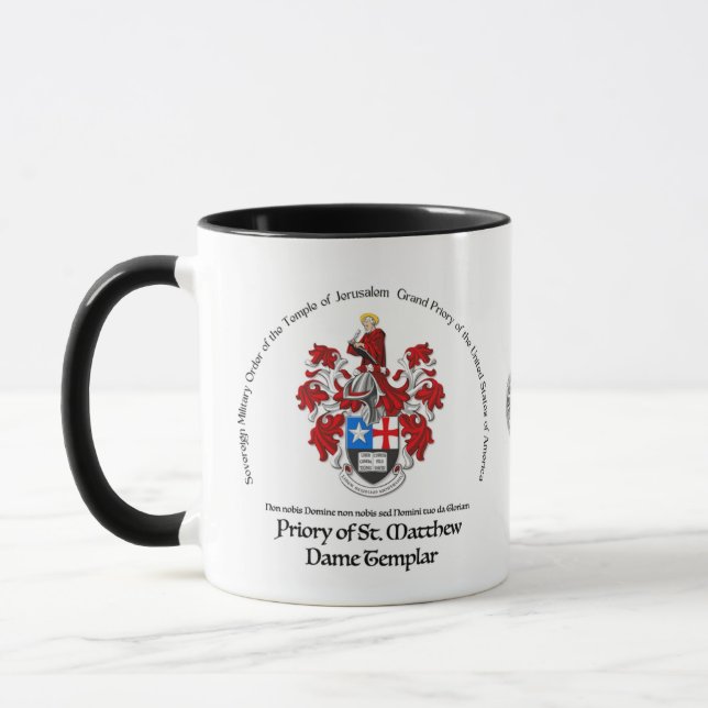 Priory of St. Matthew/SMOTJ Dame Templar Mug (Left)