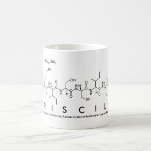 Priscila peptide name mug