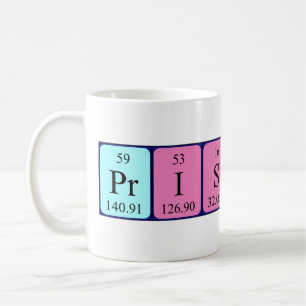 Priscila periodic table name mug