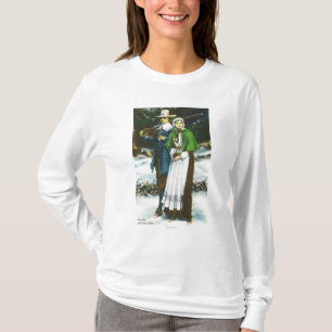 Priscilla and John Alden Scene T-Shirt