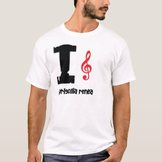 priscilla love clef T-Shirt