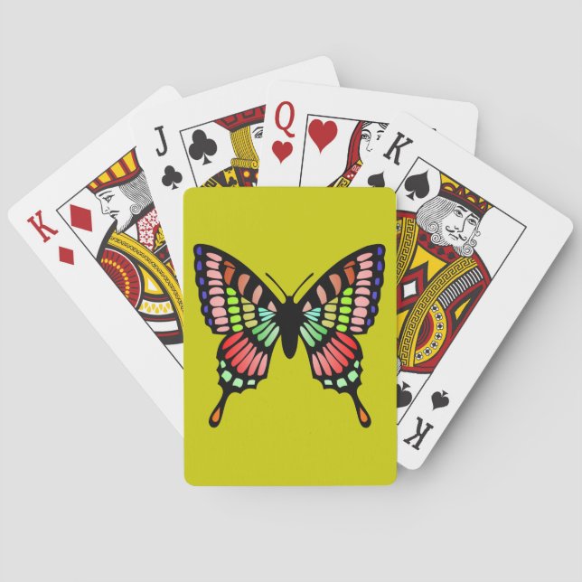 Prism Butterfly Playing Cards (Back)