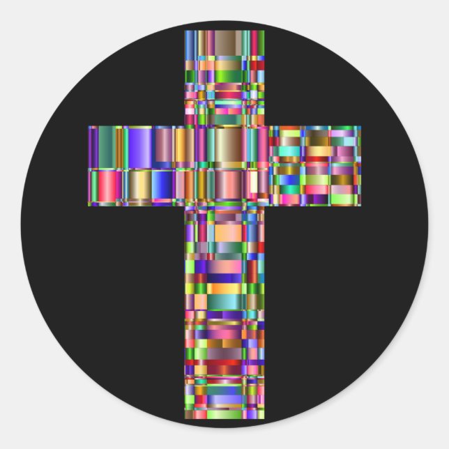 prism cross stickers (Front)