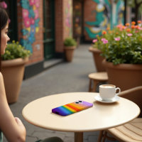 Prism Flow - Wavy Pastel Rainbow Gradient