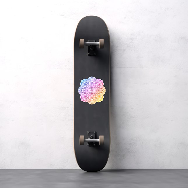 Prism Flower Mandala Custom-Cut Vinyl Sticker (Creator Uploaded)
