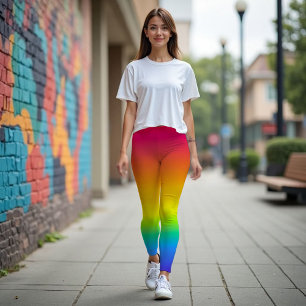 Prism Light - Vibrant Rainbow Spectrum Art Leggings