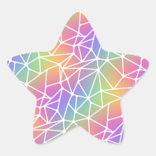 prism synapse net - rainbow web : star sticker