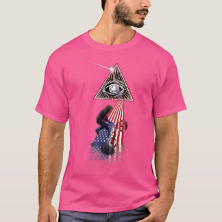 Prism Us Flag Bmx Biker T-Shirt
