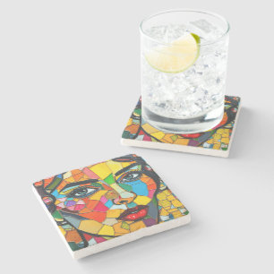 “Prismara” - Fragments of Her Flame Stone Coaster