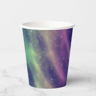 prismatic aurora : paper cups