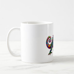 Prismatic Chameleon Burst Coffee Mug