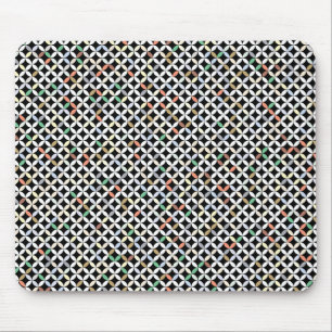 Prismatic Curved Diamond Pattern Mouse Pad