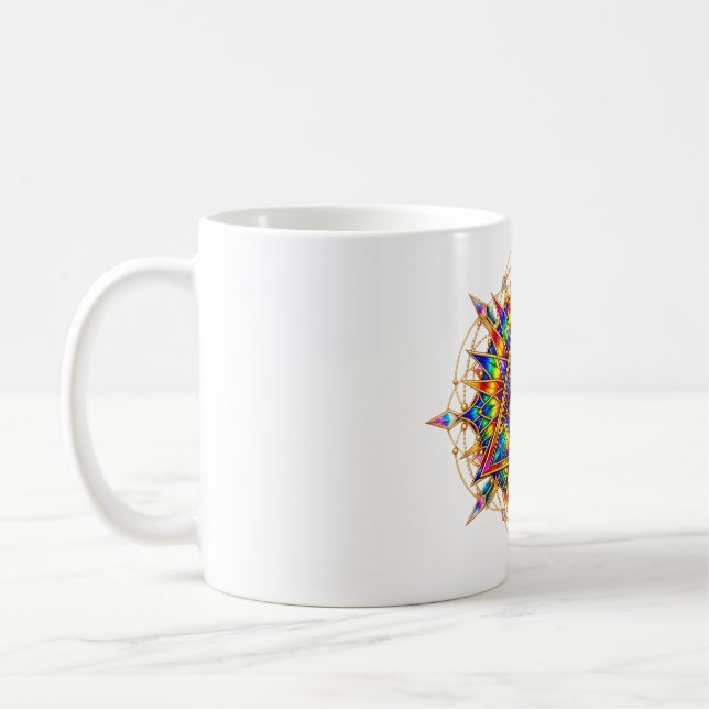 Prismatic Dawn Eye Coffee Mug (Left)