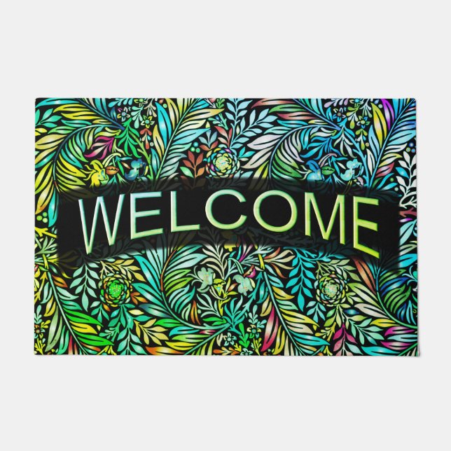 Prismatic Fern Green Doormat (Front)