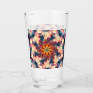 Prismatic Kaleidoscopic Psychedelic Mandala Glass