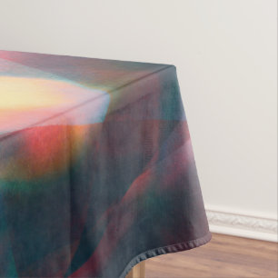 Prismatic Kaleidoscopic Psychedelic Mandala Tablecloth