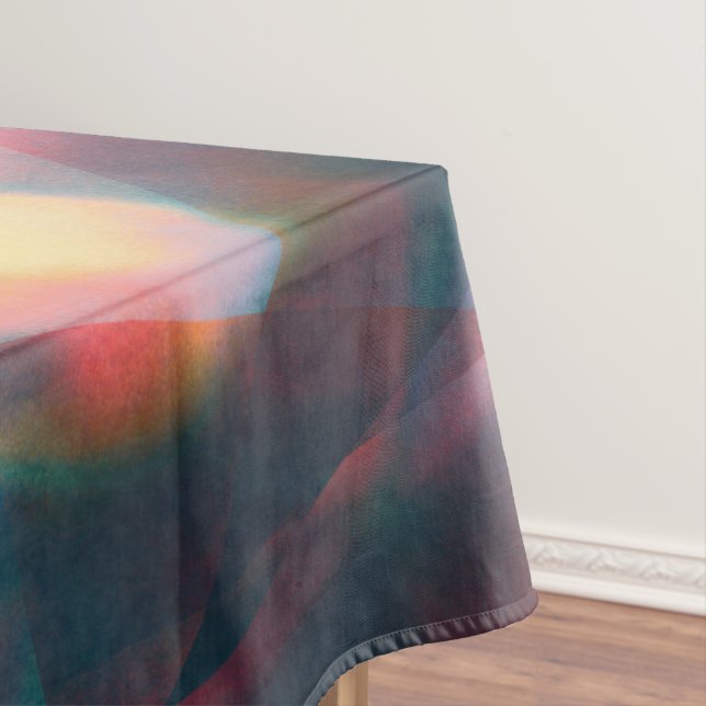 Prismatic Kaleidoscopic Psychedelic Mandala Tablecloth (In Situ)