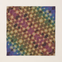 Prismatic Luciferin - Chiffon Scarf by Vibrata