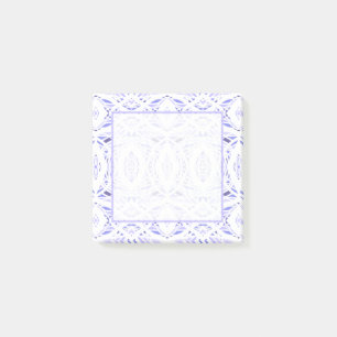 Prismatic Purple White Abstract Acrylic Art Post-it Notes