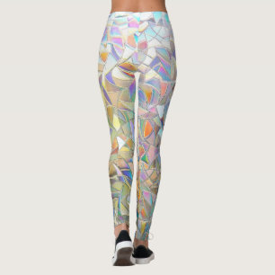 Prismatic Stained Glass Effect - Rainbow Prismatic Leggings