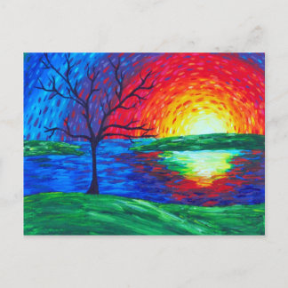 Prismatic Sunrise Postcard