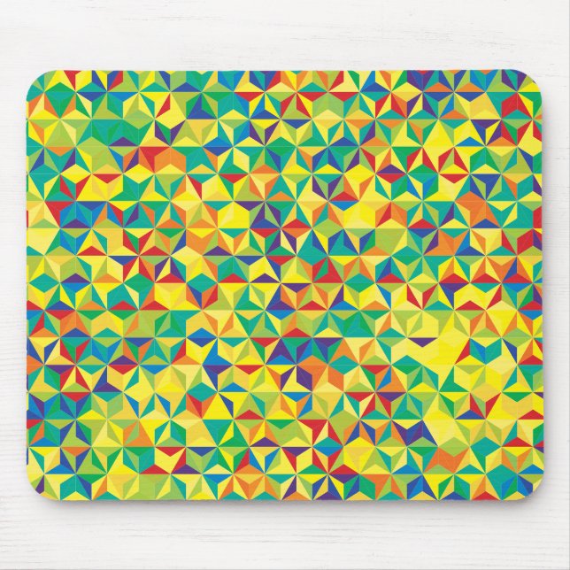 Prismatic Triangular Pattern Mouse Pad (Front)