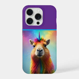Prismhorn: The Rainbow Capybaraicorn iPhone 15 Pro Case