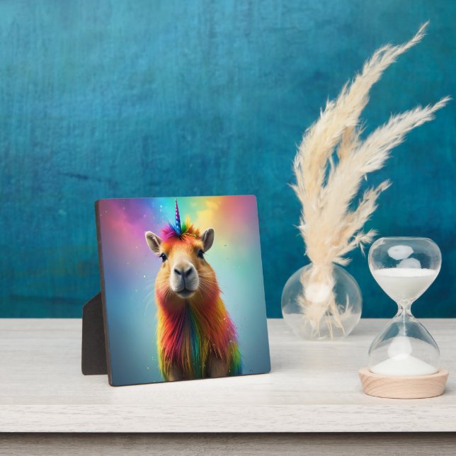 Prismhorn: The Rainbow Capybaraicorn, Plaque (Insitu)