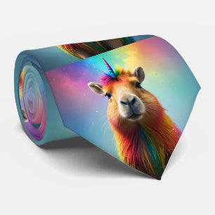 Prismhorn: The Rainbow Capybaraicorn Tie