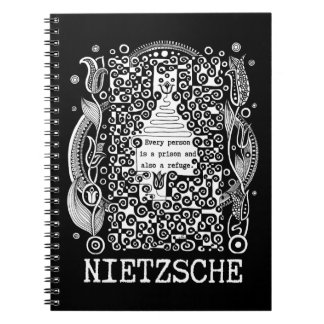 Prison and REFUGE quote by Nietzsche Notebook