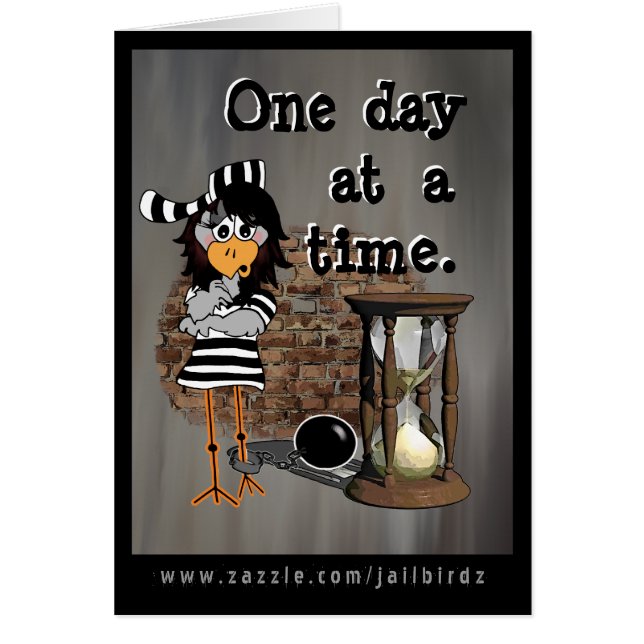 Prison card: Female Jailbird (Front)