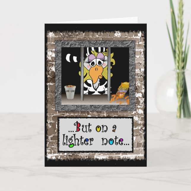 Prison card: Female jailbird Card (Front)