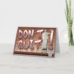 Prison Cards - Don't Quit