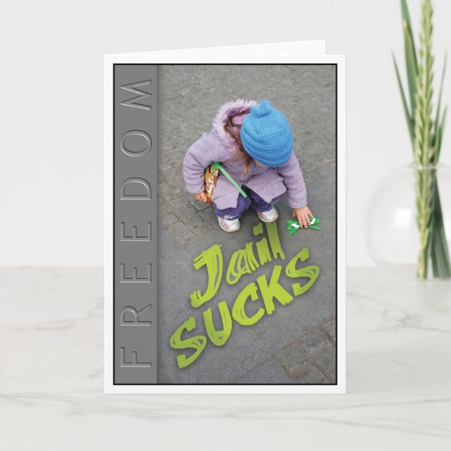 Prison Cards - Jail Sucks (Front)