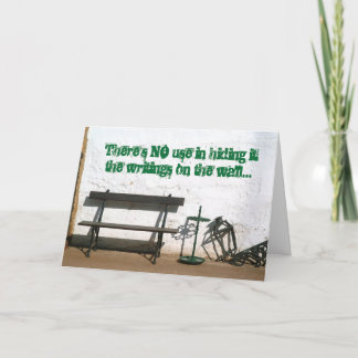 Prison Cards - Writing on Wall