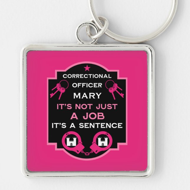 Prison Correctional Officer Key Ring (Front)