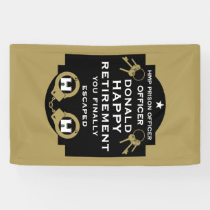 Prison Correctional Officer Retirement Banner