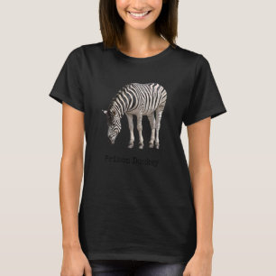 Prison Donkey  Zebra Wrong Animal Name Joke T-Shirt