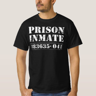 Prison Inmate - Escaped Convict Fancy Dress T-Shirt
