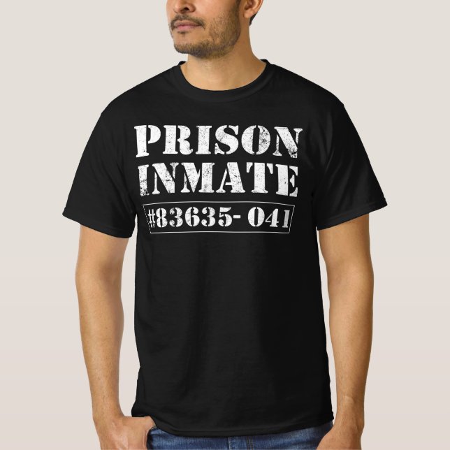 Prison Inmate - Escaped Convict Fancy Dress T-Shirt (Front)