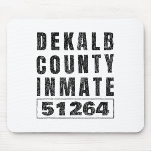Prison Inmate Halloween Costume Dekalb County Geor Mouse Pad