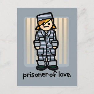 prison kite. postcard