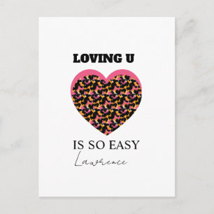 Prison Long Distance Cute Heart Love Postcard