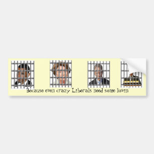 Prison love for the big four bumper sticker
