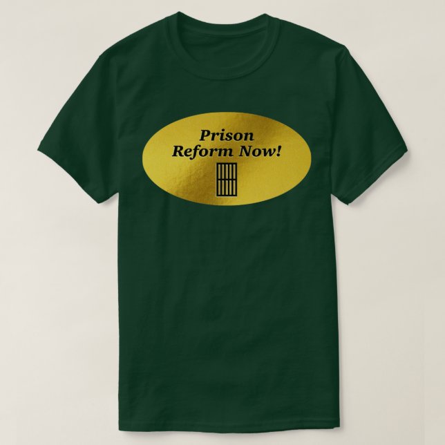Prison Reform Now BLM T-Shirt (Design Front)