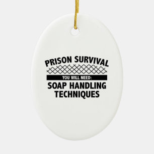 Prison Survival Ceramic Tree Decoration